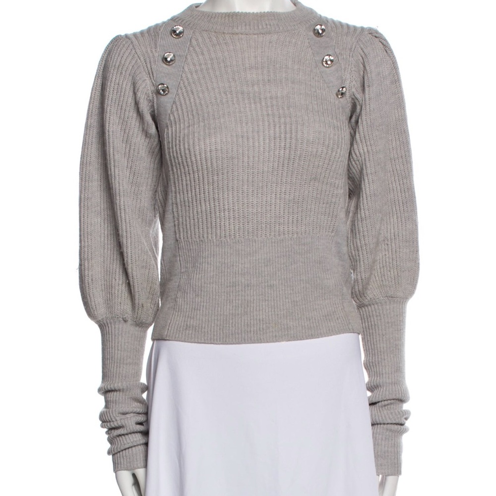 Veronica beard wool diamond stone sweater